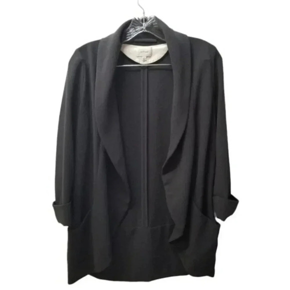 Wilfred Chevalier Jacket Oversized Open  Blazer Dark Grey 2 - Picture 3 of 10